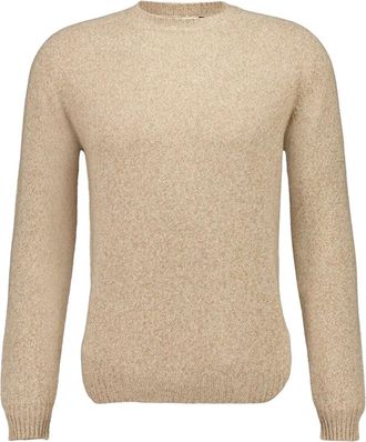 Boglioli Maglione girocollo in misto lana e cashmere - Toni neutri