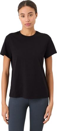 Pact Organic Cotton Womens Softspun Essential Crewneck Tee in Black at Nordstrom, Size Xx-Large