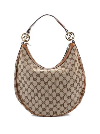 Gucci Twins GG Canvas Medium hobo bag - Marrone