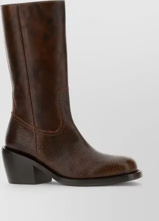 Dries Van Noten leather boots