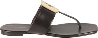 Tory Burch Georgia Sandalen - Dames - Slippers - Zwart - 36 EU - Schoenen