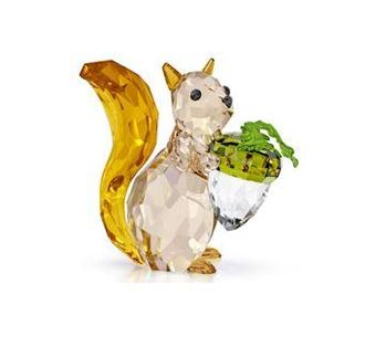 Swarovski Idyllia Squirrel and Acorn