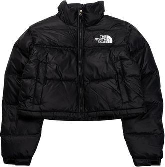 The North Face Nuptse Short Jacket - Dames - Ski Jassen - Zwart - M - Polyester - Fitness