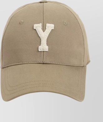 Saint Laurent cotton logo baseball cap