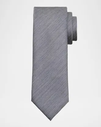 Brioni Men & apos;s Wool and Silk Woven Tie