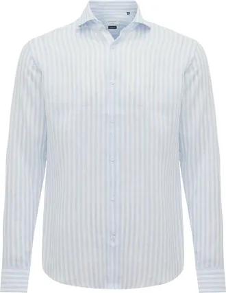 Gentiluomo Heren, Overhemden, Blauw, Maat: XL