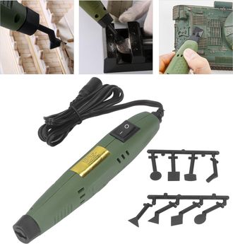 Infinite [amoladora El&eacute;ctrica] + [p-500-15] + [mini L&aacute;piz De Amolar] + [l&aacute;piz De Amolar Diy Para Espacios Reducidos, Fabricado En Pl&aacute;stico Resistente, 18 W, 80