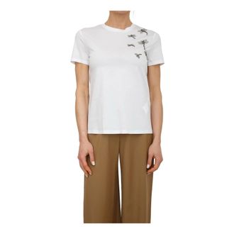 Max Mara T-Shirts, female, White, Size: M T-Shirt