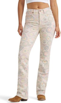 Wrangler Western Straight Leg Jeans in Firework Floral at Nordstrom, Size 26