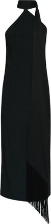 Taller Marmo Kempner midi dress - women - FSC Viscose/Acetate - 40 - Black