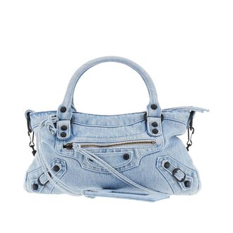 Balenciaga Denim Le City First bag Woman One Size