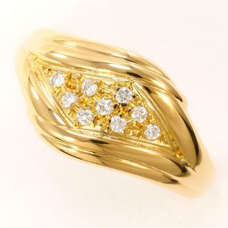 C&A Yellow Gold Yellow Gold (18K) Band Ring (Pre-Owned)