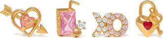 Girls Crew Tokens of Love Set of 4 Stud Earrings in Gold at Nordstrom