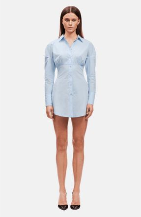 OW Collection ELIA Shirt Dress in Light Blue at Nordstrom, Size X-Small