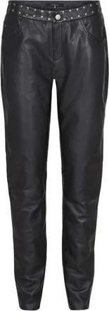 BTF-CPH Leren Broek Skins 10853 - Dames - Leren Broeken - Zwart - M - Leer - Broeken