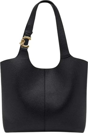 Coccinelle C-Easy Large - Dames - Schoudertassen - Zwart - ONE Size - Leer - Tassen