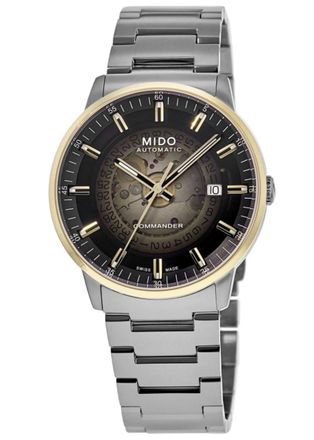 Mido Commander Gradient Black Dial Stainless Steel Mens Watch M021.407.21.411.00