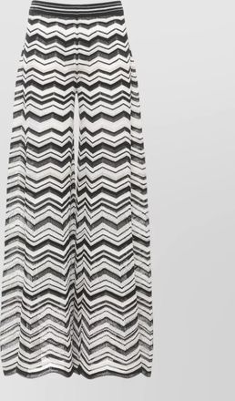 D.exterior geometric-pattern full skirt