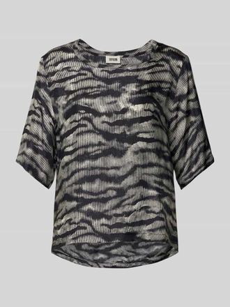 Drykorn Drykorn Regular Fit Blusenshirt mit Rundhalsausschnitt Modell DIEDRA in Black, Gr&ouml;&szlig;e 34