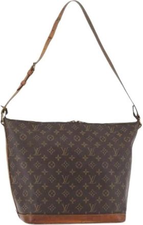 Louis Vuitton Pre-owned Shoulder Bags, female, Brown, Size: ONE SIZE Pre-owned Monogram Canvas Shoulder Bag