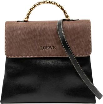 Loewe Pre-owned Handbags, female, Multicolor, Size: ONE SIZE Pre-owned Leather Shoulder Bag