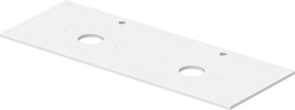 Duravit Duravit - Consola Sivida, 2 Huecos Izquierda Y Derecha, 1350x500mm
