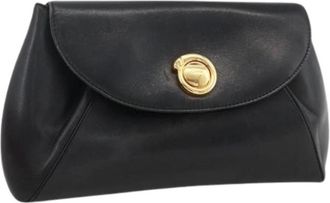 Cartier Pre-owned Clutches, female, Black, Size: ONE SIZE Pre-owned Vintage Leather Clutch Bag