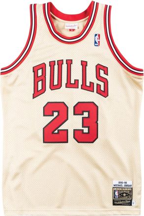 Mitchell & Ness NBA Chicago Bulls 1995/96 Premium Gold Jersey Michael Jordan 23 NNBJMM18773-CBUGOLD95MJO