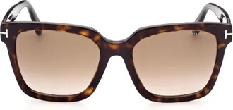 Tom Ford Sunglasses Ft0952 52 F Selby Brown/Brown Gradient Unisex