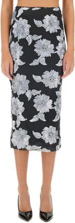 Rotate Floral Pencil Skirt-Donna
