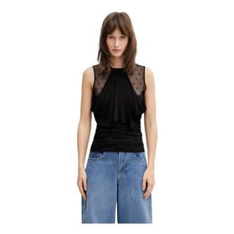 Marine Serre Donna, Top, Nero, M, new