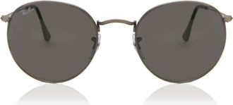 Ray-Ban RB3447 Round Flash Lenses 9229B1 Mens Sunglasses Gunmetal Size 53