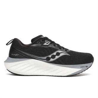 Saucony Womens Triumph 22 Shoes In Black/white