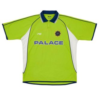 Palace Cricket Jersey Lime P26ES065