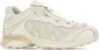 Salomon Unisex Two-Tone Multicolor Mesh And Synthetic Leather Xt-Whisper Sneakers Vanillaice-Almondmilk-Vanillaice Vanillaice/almondmilk/vanillaice