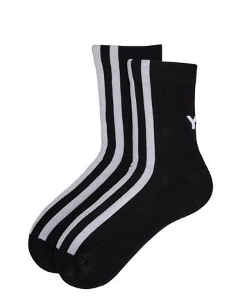Yohji Yamamoto Strp Sock Nero