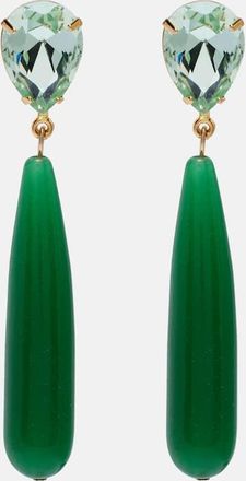 Jennifer Behr Orecchini pendenti Caroline con cristalli