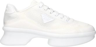Prada Lage Sneakers - Dames - Schoenen - Wit - Maat: 36 EU