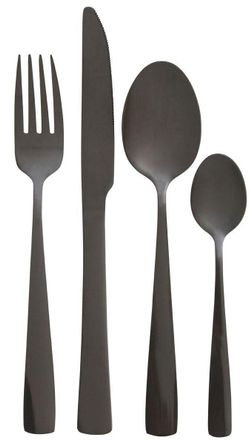 Fifty Five South Besteck-Set Avie Onyx Black - 16-teilig