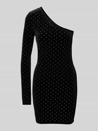 Mango Minikleid mit One-Shoulder-Tr&auml;ger in Black, Gr&ouml;&szlig;e XL