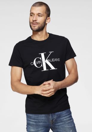 Calvin Klein Jeans T-Shirt »ICONIC MONOGRAM SLIM TEE« mit grossem CK-Print