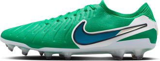 Nike Mens Tiempo Legend 10 Elite Firm-Ground Low-Top Soccer Cleats in Green | HJ7272-300