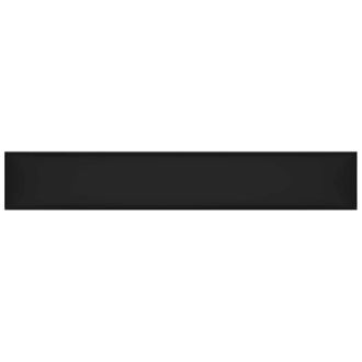 vidaXL Cabecero De Pared 12 Pcs Negro 90 X 15 Cm Tela Vidaxl