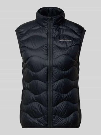 Peak Performance Steppweste mit Rei&szlig;verschluss in Black, Gr&ouml;&szlig;e S