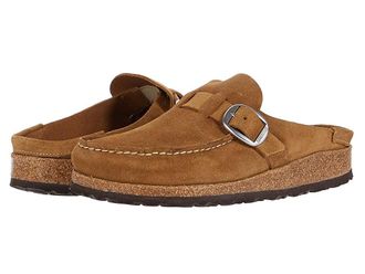 Birkenstock Buckley - Suede Womens Clog Shoes Tea Suede 2 : EU 41 (US Womens 10-10.5) Regular