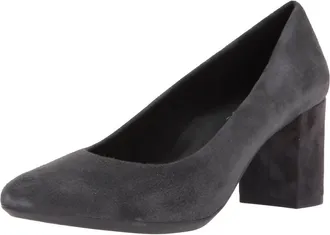 The Flexx Womens Seriously Pump In Ashfalt Suede