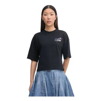 Diesel Dames, Tops, Zwart, Maat: M Katoen