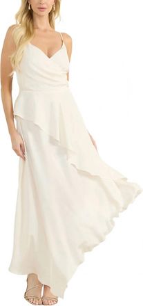 Marciano Giselle Asymmetrical Dress In White