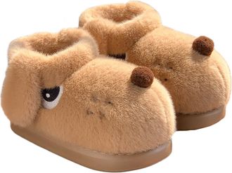 Generic Women Slipper Boots Dog Design Novelty Slippers for Men and Women Cute Soft Animal Funny Home Indoor Winter Warm Floor Shoes Womens Memory Foam House 