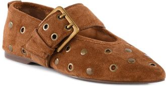 Seychelles Grommet Suede Flat